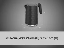 Hervidor de agua »SWKW 3000 A1«, con estructura de panal.