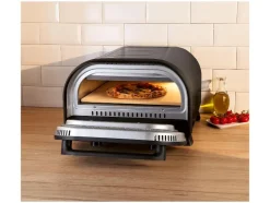 Horno para pizza eléctrico »SPE 2400 A1«, con piedra para pizza de cordierita.