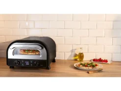 Horno para pizza eléctrico »SPE 2400 A1«, con piedra para pizza de cordierita.