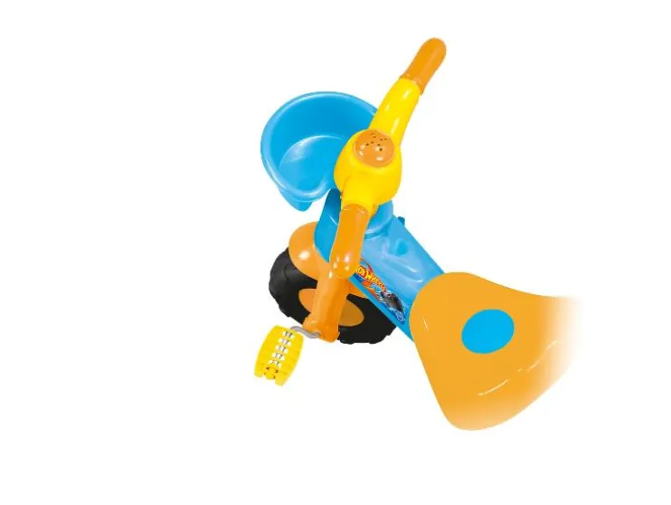 Hot Wheels Triciclo, con bocina integrada.