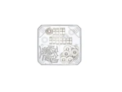 Imanes de neodimio / soportes magnéticos con clip / ganchos magnéticos / imanes con ojal / juego de imanes en recipiente con avellanado.