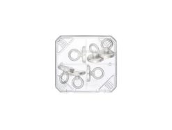 Imanes de neodimio / soportes magnéticos con clip / ganchos magnéticos / imanes con ojal / juego de imanes en recipiente con avellanado.