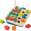 Instrumento musical 6 en 1 / Xilófono-piano / Mesa de tambor