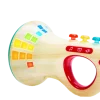 Instrumentos musicales con efecto pixelado.