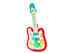 Instrumentos musicales con efecto pixelado.