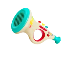 Instrumentos musicales con efecto pixelado.
