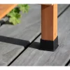 Jardinera elevada, de madera, L 75 x A 37 x Al 79 cm.