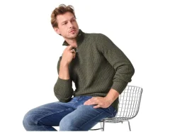 Jersey de cuello alto para hombre