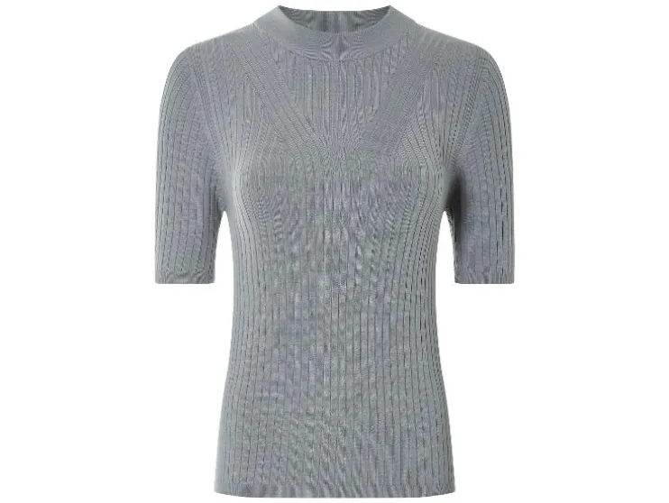 Jersey de mujer, en calidad de punto fino suave.