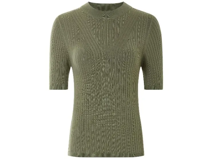 Jersey de mujer, en calidad de punto fino suave.