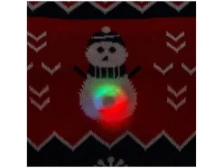 Jersey de Navidad prémium para hombre con efecto LED y música / Jersey de Navidad prémium con efecto LED.