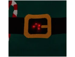 Jersey de Navidad prémium para hombre con efecto LED y música / Jersey de Navidad prémium con efecto LED.