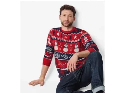Jersey de Navidad prémium para hombre con efecto LED y música / Jersey de Navidad prémium con efecto LED.