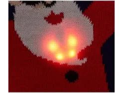 Jersey de Navidad prémium para hombre con efecto LED y música / Jersey de Navidad prémium con efecto LED.