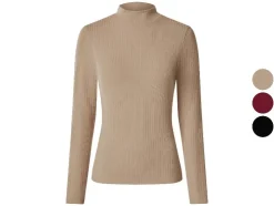 Jersey de punto acanalado para mujer