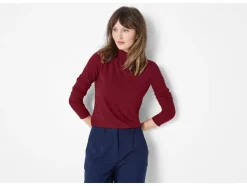 Jersey de punto acanalado para mujer