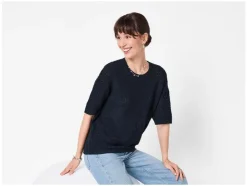 Jersey de punto calado de mujer