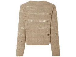 Jersey de punto calado suave para mujer