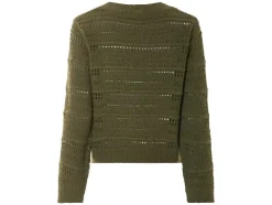 Jersey de punto calado suave para mujer