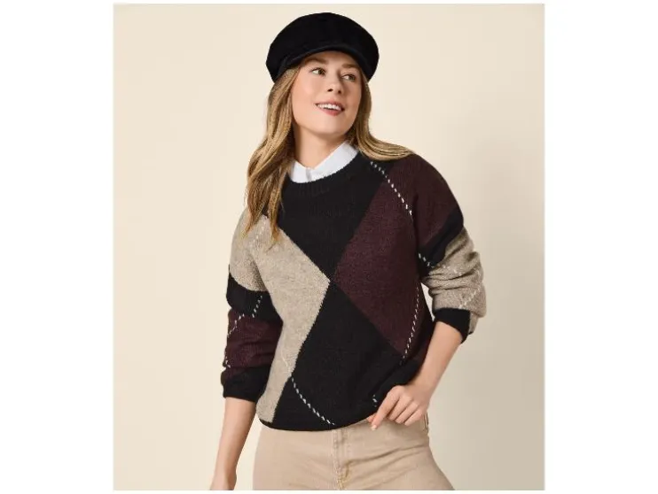 Jersey de punto grueso para mujer