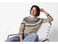 Jersey de punto grueso para mujer