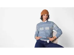 Jersey de punto grueso para mujer