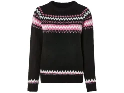 Jersey de punto grueso para mujer, con mangas raglán.