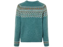 Jersey de punto grueso para mujer, con mangas raglán.
