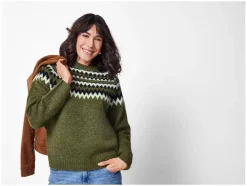 Jersey de punto grueso para mujer