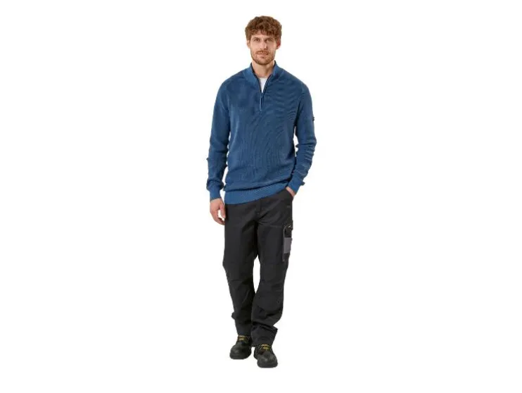 Jersey de punto para hombre con cuello alto