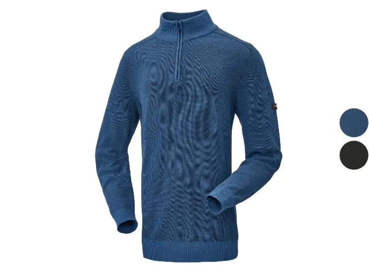 Jersey de punto para hombre con cuello alto