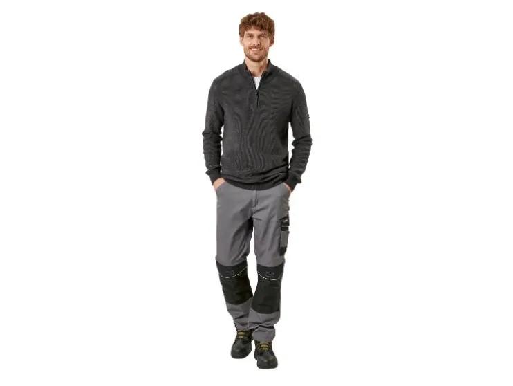 Jersey de punto para hombre con cuello alto