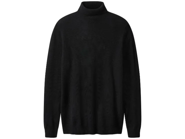 Jersey prémium para hombre de mezcla de cachemira, seda y lana merino.