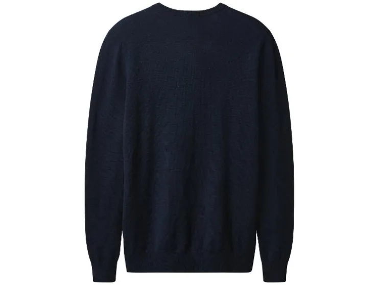 Jersey prémium para hombre de mezcla de cachemira, seda y lana merino.