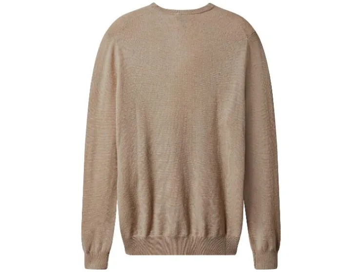 Jersey prémium para hombre de mezcla de cachemira, seda y lana merino.