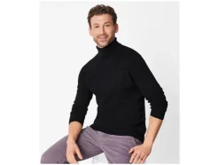 Jersey prémium para hombre de mezcla de cachemira, seda y lana merino.
