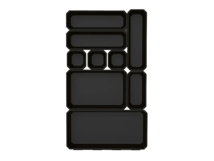 Juego de bandejas organizadoras y clasificadoras, 20 piezas.