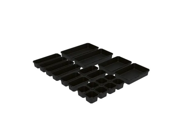 Juego de bandejas organizadoras y clasificadoras, 20 piezas.