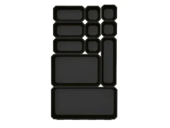 Juego de bandejas organizadoras y clasificadoras, 20 piezas.