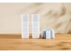 Juego de botes de almacenamiento, 8 uds.