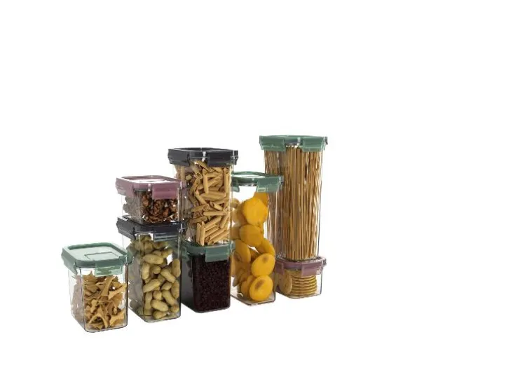 Juego de botes de almacenamiento, 8 unidades.