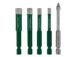 Juego de brocas diamantadas para baldosas