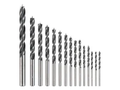 Juego de brocas helicoidales HSS / brocas para piedra / brocas para madera / puntas de atornillar.