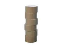 Juego de cinta de embalaje, de 6 piezas.