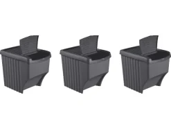 Juego de cubos de basura, 3 piezas.