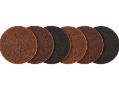 Juego de discos de láminas / discos de pulido / plato lijador de velcro con juego de lija / juego de vellón abrasivo / disco de limpieza.