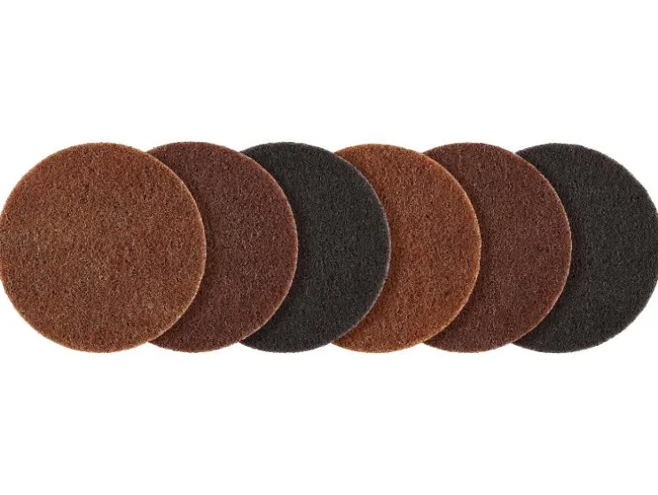 Juego de discos de láminas / discos de pulido / plato lijador de velcro con juego de lija / juego de vellón abrasivo / disco de limpieza.