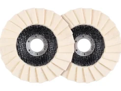 Juego de discos de láminas / discos de pulido / plato lijador de velcro con juego de lija / juego de vellón abrasivo / disco de limpieza.
