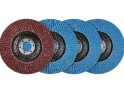 Juego de discos de láminas / discos de pulido / plato lijador de velcro con juego de lija / juego de vellón abrasivo / disco de limpieza.