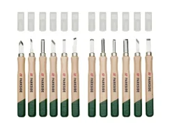 Juego de formones y gubias para madera